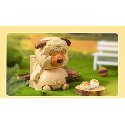 PLEYERID M38-P8058 P8058 8058 M38P8058 38-P8058 NHÀ THÚ CƯNG DỄ THƯƠNG Q HỘP ĐỰNG BÚT 3 LOẠI COURTING CHAI FUNNY BIRD ER HAN FA DOU bộ đồ chơi xếp lắp ráp ghép mô hình