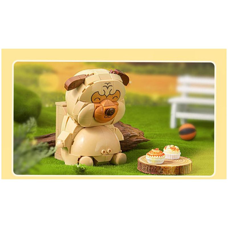 PLEYERID M38-P8058 P8058 8058 M38P8058 38-P8058 NHÀ THÚ CƯNG DỄ THƯƠNG Q HỘP ĐỰNG BÚT 3 LOẠI COURTING CHAI FUNNY BIRD ER HAN FA DOU bộ đồ chơi xếp lắp ráp ghép mô hình