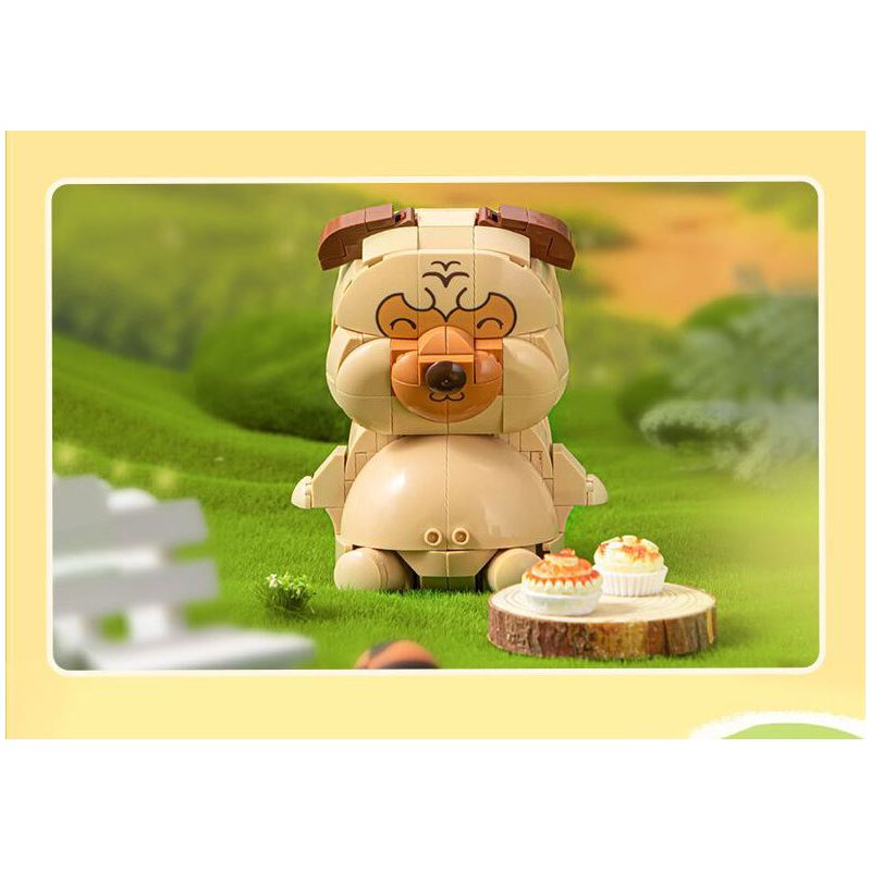 PLEYERID M38-P8058 P8058 8058 M38P8058 38-P8058 NHÀ THÚ CƯNG DỄ THƯƠNG Q HỘP ĐỰNG BÚT 3 LOẠI COURTING CHAI FUNNY BIRD ER HAN FA DOU bộ đồ chơi xếp lắp ráp ghép mô hình