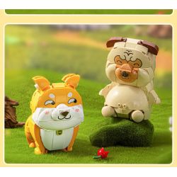 PLEYERID M38-P8058 P8058 8058 M38P8058 38-P8058 NHÀ THÚ CƯNG DỄ THƯƠNG Q HỘP ĐỰNG BÚT 3 LOẠI COURTING CHAI FUNNY BIRD ER HAN FA DOU bộ đồ chơi xếp lắp ráp ghép mô hình