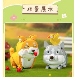 PLEYERID M38-P8058 P8058 8058 M38P8058 38-P8058 NHÀ THÚ CƯNG DỄ THƯƠNG Q HỘP ĐỰNG BÚT 3 LOẠI COURTING CHAI FUNNY BIRD ER HAN FA DOU bộ đồ chơi xếp lắp ráp ghép mô hình