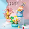 PLEYERID M38-P8050 P8050 8050 M38P8050 38-P8050 RỒNG SỮA QI DU HÀNH HỘP LƯU TRỮ PHONG CÁCH TRUNG QUỐC 3 KIỂU ÁNH TRĂNG TRÊN AO SEN THUẬN BUỒM XUÔI GIÓ HOA ĐÀO bộ đồ chơi xếp lắp ráp ghép mô hình