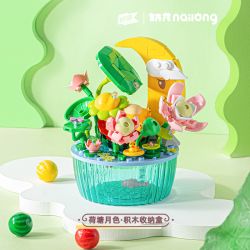 PLEYERID M38-P8050 P8050 8050 M38P8050 38-P8050 RỒNG SỮA QI DU HÀNH HỘP LƯU TRỮ PHONG CÁCH TRUNG QUỐC 3 KIỂU ÁNH TRĂNG TRÊN AO SEN THUẬN BUỒM XUÔI GIÓ HOA ĐÀO bộ đồ chơi xếp lắp ráp ghép mô hình