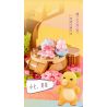 PLEYERID M38-P8050 P8050 8050 M38P8050 38-P8050 RỒNG SỮA QI DU HÀNH HỘP LƯU TRỮ PHONG CÁCH TRUNG QUỐC 3 KIỂU ÁNH TRĂNG TRÊN AO SEN THUẬN BUỒM XUÔI GIÓ HOA ĐÀO bộ đồ chơi xếp lắp ráp ghép mô hình