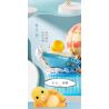 PLEYERID M38-P8050 P8050 8050 M38P8050 38-P8050 RỒNG SỮA QI DU HÀNH HỘP LƯU TRỮ PHONG CÁCH TRUNG QUỐC 3 KIỂU ÁNH TRĂNG TRÊN AO SEN THUẬN BUỒM XUÔI GIÓ HOA ĐÀO bộ đồ chơi xếp lắp ráp ghép mô hình
