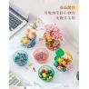 PLEYERID M38-P8050 P8050 8050 M38P8050 38-P8050 RỒNG SỮA QI DU HÀNH HỘP LƯU TRỮ PHONG CÁCH TRUNG QUỐC 3 KIỂU ÁNH TRĂNG TRÊN AO SEN THUẬN BUỒM XUÔI GIÓ HOA ĐÀO bộ đồ chơi xếp lắp ráp ghép mô hình