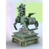 GANSU PROVINCIAL MUSEUM 06001 BỘ BA CHIỀU NGỰA PHI NƯỚC ĐẠI BẰNG ĐỒNG bộ đồ chơi xếp lắp ráp ghép mô hình Arts & Crafts 887 khối