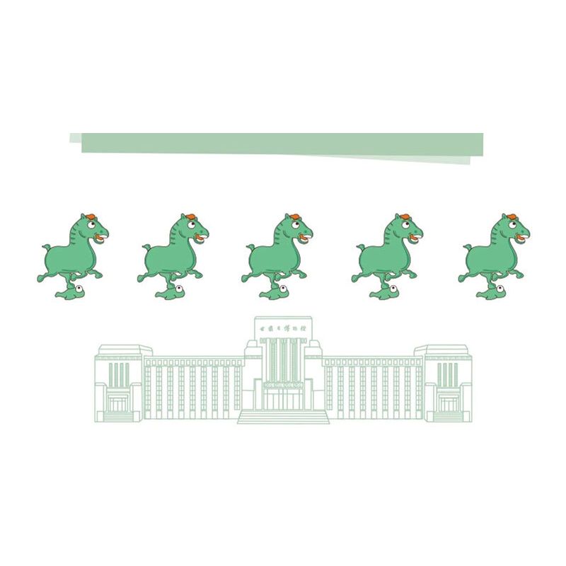 GANSU PROVINCIAL MUSEUM 06001 BỘ BA CHIỀU NGỰA PHI NƯỚC ĐẠI BẰNG ĐỒNG bộ đồ chơi xếp lắp ráp ghép mô hình Arts & Crafts 887 khối