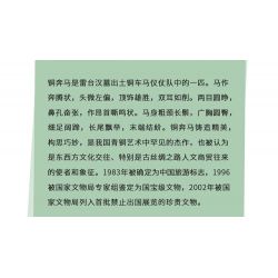 GANSU PROVINCIAL MUSEUM 06001 BỘ BA CHIỀU NGỰA PHI NƯỚC ĐẠI BẰNG ĐỒNG bộ đồ chơi xếp lắp ráp ghép mô hình Arts & Crafts 887 khối