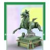 GANSU PROVINCIAL MUSEUM 06001 BỘ BA CHIỀU NGỰA PHI NƯỚC ĐẠI BẰNG ĐỒNG bộ đồ chơi xếp lắp ráp ghép mô hình Arts & Crafts 887 khối