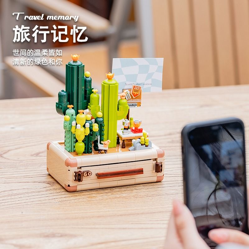 EMUE EM0005 0005 KÝ ỨC DU LỊCH DỰ ÁN SA MẠC bộ đồ chơi xếp lắp ráp ghép mô hình Arts & Crafts TRAVEL MEMORY TRAVERSE THE DESERT 745 khối