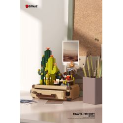 EMUE EM0005 0005 KÝ ỨC DU LỊCH DỰ ÁN SA MẠC bộ đồ chơi xếp lắp ráp ghép mô hình Arts & Crafts TRAVEL MEMORY TRAVERSE THE DESERT 745 khối