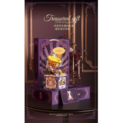 EMUE EM0001 0001 PHÁP SƯ GIAO HƯỞNG ẢO TƯỞNG VỀ GIỌNG NÓI bộ đồ chơi xếp lắp ráp ghép mô hình Arts & Crafts MUSICAL TRACES ECHO ILLUSION 1617 khối