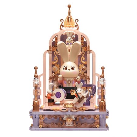 EMUE EM0002 0002 PHÁP SƯ GIAO HƯỞNG CUNG ĐIỆN bộ đồ chơi xếp lắp ráp ghép mô hình Arts & Crafts MUSICAL TRACES MUSIC HALL 1547 khối