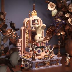 EMUE EM0002 0002 PHÁP SƯ GIAO HƯỞNG CUNG ĐIỆN bộ đồ chơi xếp lắp ráp ghép mô hình Arts & Crafts MUSICAL TRACES MUSIC HALL 1547 khối