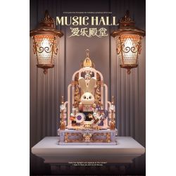 EMUE EM0002 0002 PHÁP SƯ GIAO HƯỞNG CUNG ĐIỆN bộ đồ chơi xếp lắp ráp ghép mô hình Arts & Crafts MUSICAL TRACES MUSIC HALL 1547 khối