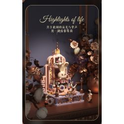 EMUE EM0002 0002 PHÁP SƯ GIAO HƯỞNG CUNG ĐIỆN bộ đồ chơi xếp lắp ráp ghép mô hình Arts & Crafts MUSICAL TRACES MUSIC HALL 1547 khối