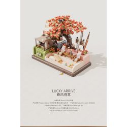 EMUE EM0006 0006 CHÚC XUÂN VUI VẺ VĂN PHÒNG NHẸ NHÀNG bộ đồ chơi xếp lắp ráp ghép mô hình Arts & Crafts LUCKY ARRIVE