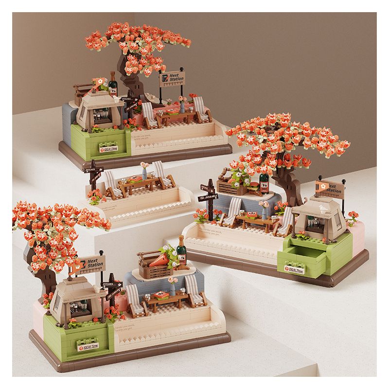 EMUE EM0006 0006 CHÚC XUÂN VUI VẺ VĂN PHÒNG NHẸ NHÀNG bộ đồ chơi xếp lắp ráp ghép mô hình Arts & Crafts LUCKY ARRIVE