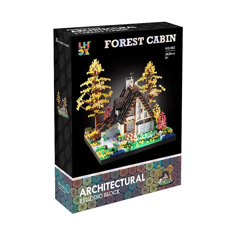 LHCX 661 NHÀ GỖ bộ đồ chơi xếp lắp ráp ghép mô hình Creator FOREST CABIN Sáng Tạo 2635 khối