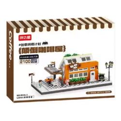 THE STAR OF THE STRIKE 9936-3 QUÁN CÀ PHÊ LỘN NGƯỢC bộ đồ chơi xếp lắp ráp ghép mô hình Creator Sáng Tạo 2100 khối