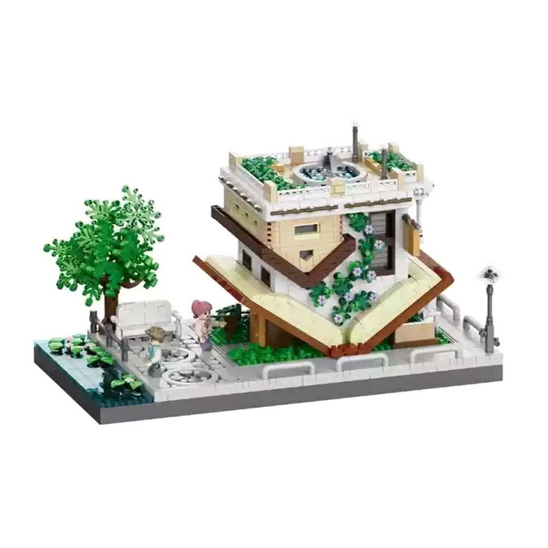 THE STAR OF THE STRIKE 9936-4 HIỆU SÁCH LỘN NGƯỢC bộ đồ chơi xếp lắp ráp ghép mô hình Creator Sáng Tạo 2250 khối