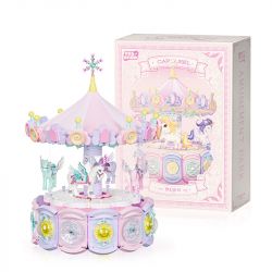 WEILE CREATION 3008 CÔNG VIÊN GIẢI TRÍ GALAXY HỘP NHẠC TROJAN TƯỞNG bộ đồ chơi xếp lắp ráp ghép mô hình 1686 khối