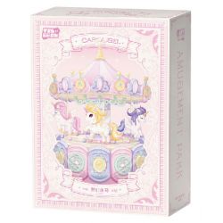 WEILE CREATION 3008 CÔNG VIÊN GIẢI TRÍ GALAXY HỘP NHẠC TROJAN TƯỞNG bộ đồ chơi xếp lắp ráp ghép mô hình 1686 khối