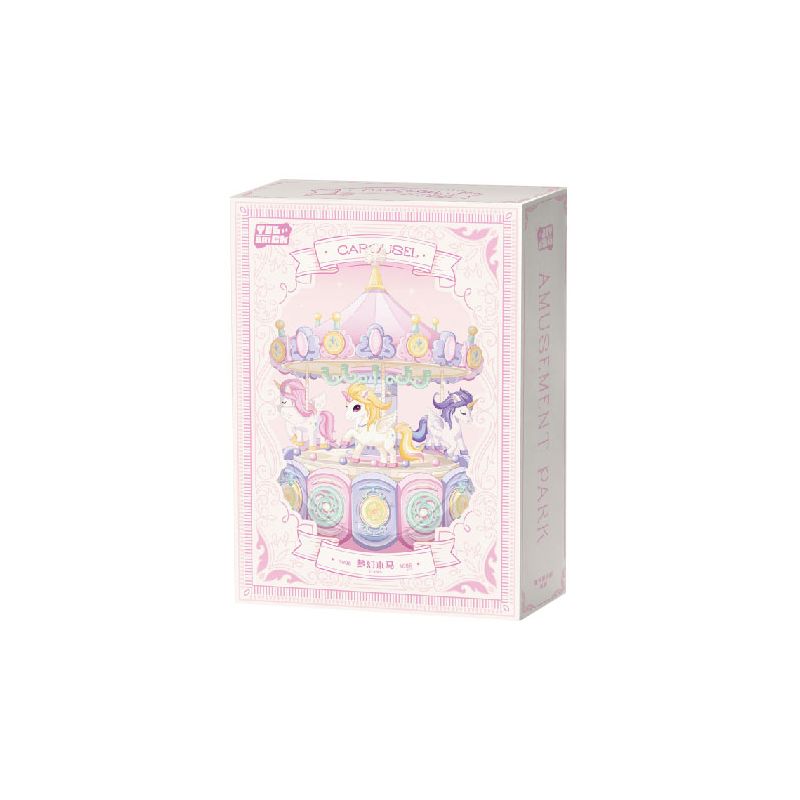 WEILE CREATION 3008 CÔNG VIÊN GIẢI TRÍ GALAXY HỘP NHẠC TROJAN TƯỞNG bộ đồ chơi xếp lắp ráp ghép mô hình 1686 khối