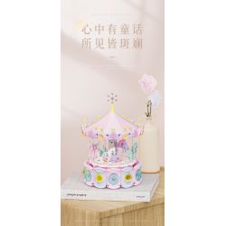 WEILE CREATION 3008 CÔNG VIÊN GIẢI TRÍ GALAXY HỘP NHẠC TROJAN TƯỞNG bộ đồ chơi xếp lắp ráp ghép mô hình 1686 khối