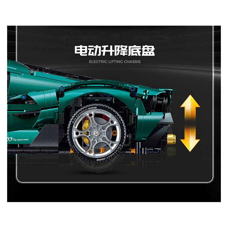 GULY 10621 XE THỂ THAO ALFA ROMEO bộ đồ chơi xếp lắp ráp ghép mô hình Technic Kỹ Thuật Công Nghệ Cao Mô Hình Phương Tiện 4208 khối