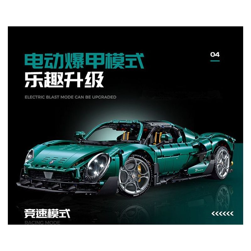 GULY 10621 XE THỂ THAO ALFA ROMEO bộ đồ chơi xếp lắp ráp ghép mô hình Technic Kỹ Thuật Công Nghệ Cao Mô Hình Phương Tiện 4208 khối