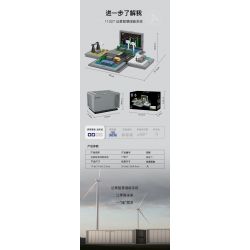 PANTASY 11027 HÌNH DUNG HỆ THỐNG LƯU TRỮ NĂNG LƯỢNG THÔNG MINH bộ đồ chơi xếp lắp ráp ghép mô hình Creator ENVISION Sáng Tạo 1300 khối