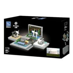 PANTASY 11027 HÌNH DUNG HỆ THỐNG LƯU TRỮ NĂNG LƯỢNG THÔNG MINH bộ đồ chơi xếp lắp ráp ghép mô hình Creator ENVISION Sáng Tạo 1300 khối