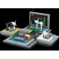 PANTASY 11027 HÌNH DUNG HỆ THỐNG LƯU TRỮ NĂNG LƯỢNG THÔNG MINH bộ đồ chơi xếp lắp ráp ghép mô hình Creator ENVISION Sáng Tạo 1300 khối