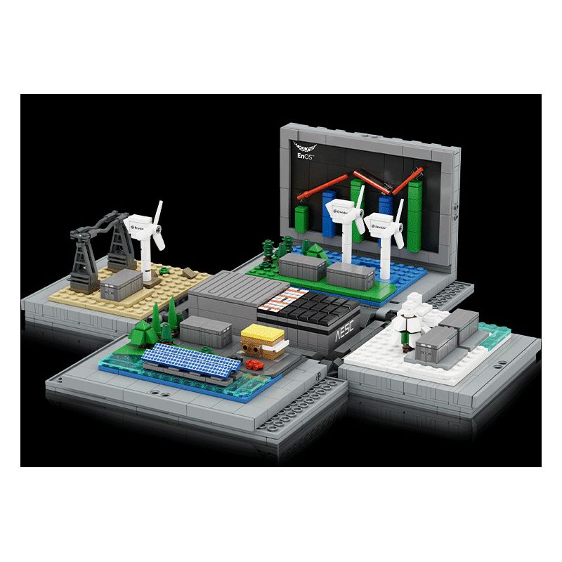 PANTASY 11027 HÌNH DUNG HỆ THỐNG LƯU TRỮ NĂNG LƯỢNG THÔNG MINH bộ đồ chơi xếp lắp ráp ghép mô hình Creator ENVISION Sáng Tạo 1300 khối