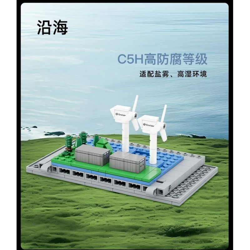 PANTASY 11027 HÌNH DUNG HỆ THỐNG LƯU TRỮ NĂNG LƯỢNG THÔNG MINH bộ đồ chơi xếp lắp ráp ghép mô hình Creator ENVISION Sáng Tạo 1300 khối