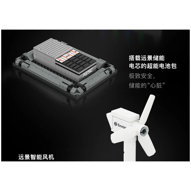 PANTASY 11027 HÌNH DUNG HỆ THỐNG LƯU TRỮ NĂNG LƯỢNG THÔNG MINH bộ đồ chơi xếp lắp ráp ghép mô hình Creator ENVISION Sáng Tạo 1300 khối