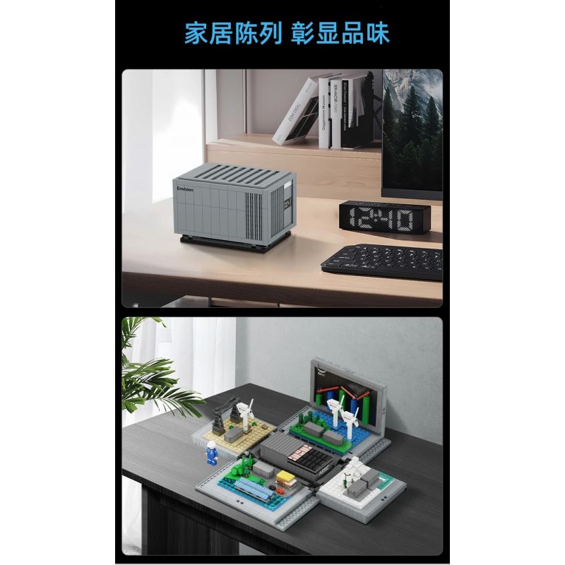 PANTASY 11027 HÌNH DUNG HỆ THỐNG LƯU TRỮ NĂNG LƯỢNG THÔNG MINH bộ đồ chơi xếp lắp ráp ghép mô hình Creator ENVISION Sáng Tạo 1300 khối