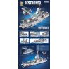 JIQILE 42046 TÀU KHU TRỤC TÊN LỬA DẪN ĐƯỜNG CỠ LỚN bộ đồ chơi xếp lắp ráp ghép mô hình Military Army Quân Sự Bộ Đội