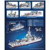 JIQILE 42046 TÀU KHU TRỤC TÊN LỬA DẪN ĐƯỜNG CỠ LỚN bộ đồ chơi xếp lắp ráp ghép mô hình Military Army Quân Sự Bộ Đội