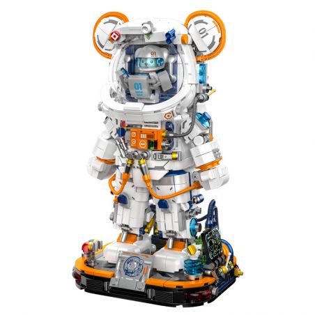 INBRIXX 881302 GẤU BÔNG KHÔNG GIAN QUÁ TẢI bộ đồ chơi xếp lắp ráp ghép mô hình TEDDY OVERLOADS THE SPACE BEAR 1343 khối