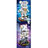 INBRIXX 881302 GẤU BÔNG KHÔNG GIAN QUÁ TẢI bộ đồ chơi xếp lắp ráp ghép mô hình TEDDY OVERLOADS THE SPACE BEAR 1343 khối