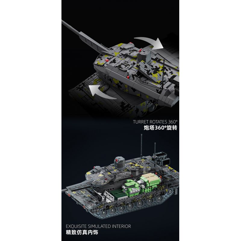 12GO 96001 XE TĂNG PANTHER KF51 bộ đồ chơi xếp lắp ráp ghép mô hình Military Army KF51 PATNTHER Quân Sự Bộ Đội 2235 khối 12GO 96001 XE TĂNG PANTHER KF51 bộ đồ chơi xếp lắp ráp ghép mô hình Military Army KF51 PATNTHER Quân Sự Bộ Đội 2235 khối