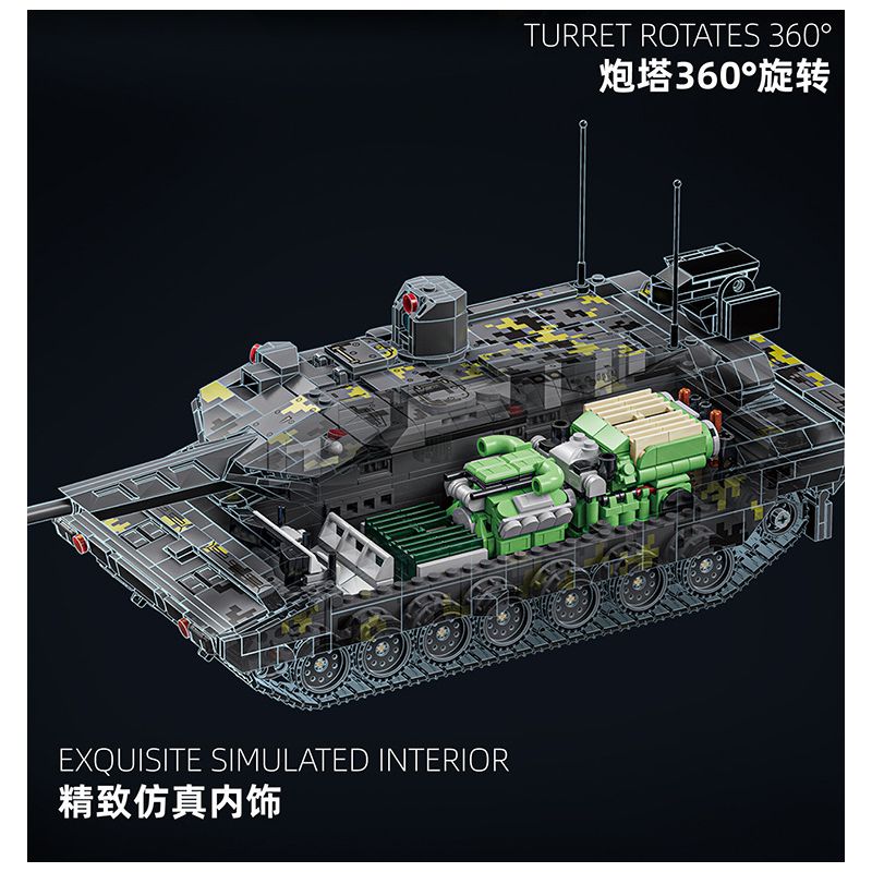 12GO 96001 XE TĂNG PANTHER KF51 bộ đồ chơi xếp lắp ráp ghép mô hình Military Army KF51 PATNTHER Quân Sự Bộ Đội 2235 khối 12GO 96001 XE TĂNG PANTHER KF51 bộ đồ chơi xếp lắp ráp ghép mô hình Military Army KF51 PATNTHER Quân Sự Bộ Đội 2235 khối