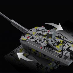 12GO 96001 XE TĂNG PANTHER KF51 bộ đồ chơi xếp lắp ráp ghép mô hình Military Army KF51 PATNTHER Quân Sự Bộ Đội 2235 khối 12GO 96001 XE TĂNG PANTHER KF51 bộ đồ chơi xếp lắp ráp ghép mô hình Military Army KF51 PATNTHER Quân Sự Bộ Đội 2235 khối