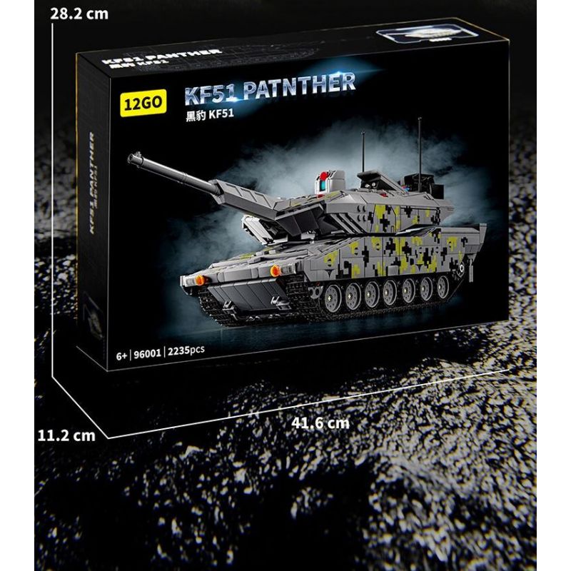 12GO 96001 XE TĂNG PANTHER KF51 bộ đồ chơi xếp lắp ráp ghép mô hình Military Army KF51 PATNTHER Quân Sự Bộ Đội 2235 khối 12GO 96001 XE TĂNG PANTHER KF51 bộ đồ chơi xếp lắp ráp ghép mô hình Military Army KF51 PATNTHER Quân Sự Bộ Đội 2235 khối