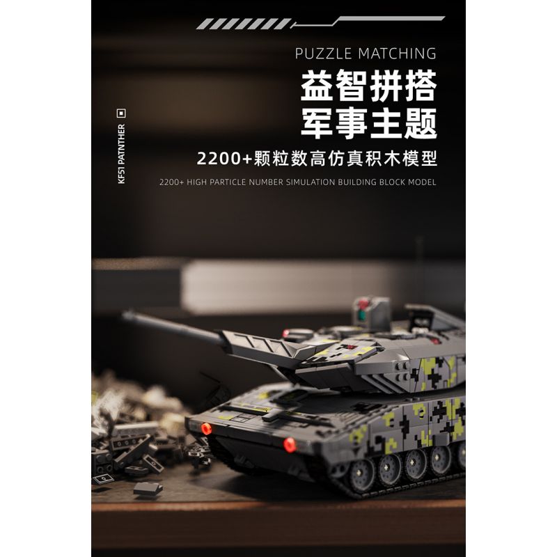 12GO 96001 XE TĂNG PANTHER KF51 bộ đồ chơi xếp lắp ráp ghép mô hình Military Army KF51 PATNTHER Quân Sự Bộ Đội 2235 khối 12GO 96001 XE TĂNG PANTHER KF51 bộ đồ chơi xếp lắp ráp ghép mô hình Military Army KF51 PATNTHER Quân Sự Bộ Đội 2235 khối