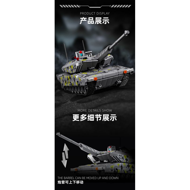 12GO 96001 XE TĂNG PANTHER KF51 bộ đồ chơi xếp lắp ráp ghép mô hình Military Army KF51 PATNTHER Quân Sự Bộ Đội 2235 khối 12GO 96001 XE TĂNG PANTHER KF51 bộ đồ chơi xếp lắp ráp ghép mô hình Military Army KF51 PATNTHER Quân Sự Bộ Đội 2235 khối