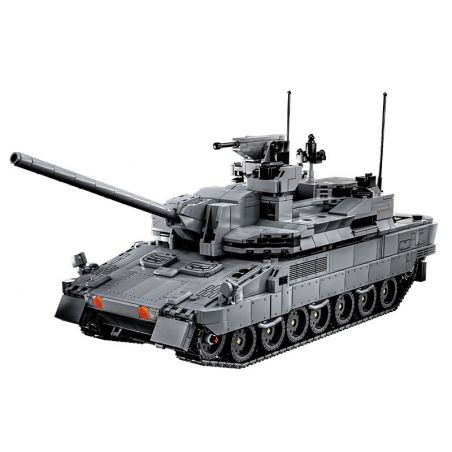12GO 96002 XE TĂNG CHIẾN ĐẤU CHỦ LỰC EMBT bộ đồ chơi xếp lắp ráp ghép mô hình Military Army ENHANCED MAIN BATTLE TANK Quân Sự Bộ Đội 2252 khối